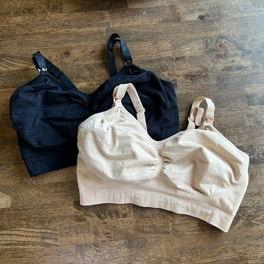 Lot of 2 Kindred Bravely Sublime Nursing Pumping Hands Free Bra Medium Busty